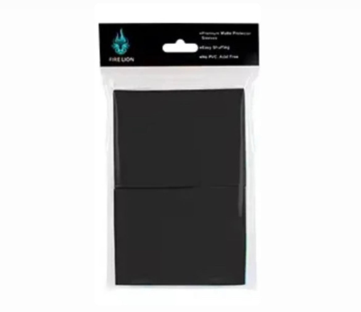 100 buste protettive nere dimensioni standard